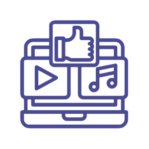 Social media marketing icon